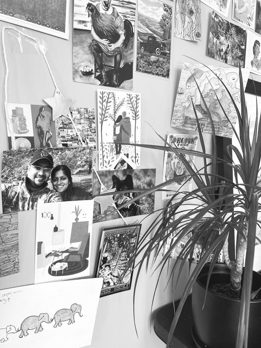 Gratitude for my sunny little soon to be ex studio space.